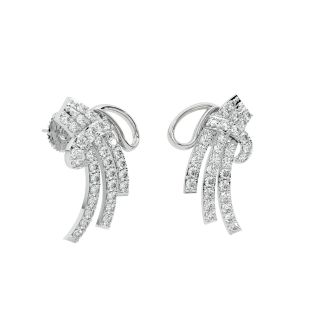 Qiana Round Diamond Stud Earrings